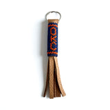 Beaded Tassel Keychain-OKC Thunder Dark Blue