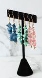 The Chipper Earring-Turquoise Howlite
