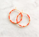 Small Hoop Earring-Orange