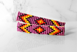 The Duo-Beaded Barrettes in Purple
