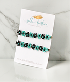 The Daisy-Turquoise/Black